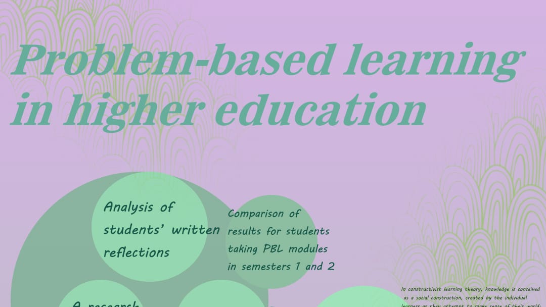 Problem-based learning in higher education